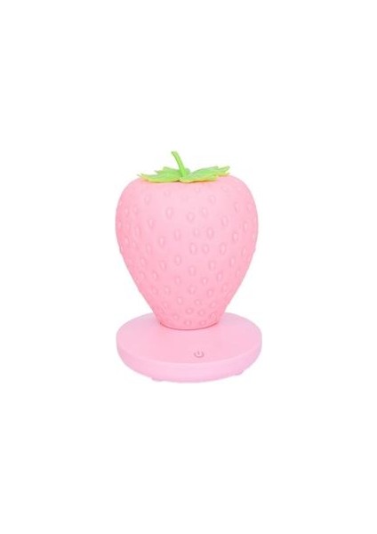 Yaratıcı Masa Lambaları Çilek Tarzı + USB Şarj Edilebilir + Dokunmatik Anahtarı Led Dim Gece Lambaları Çocuklar Başucu Işık Pun Besleme Lambası | Led Masa Lambaları (Yurt Dışından)