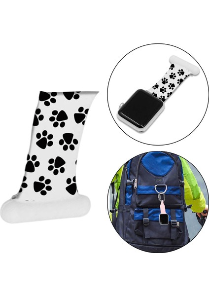 Yedek Hemşireler Broş Pin Silikon Bilek Bandı Bilezik Iwatch 6 B 42 Veya 44MM Için Uyar (Yurt Dışından) fırsatları