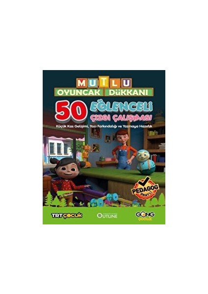 Mutlu Oyuncak Dükkanı - 50 Eğlenceli Çizgi Çalışması