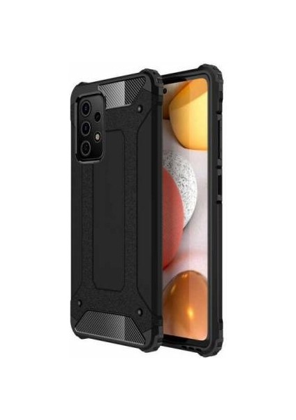 Samsung Galaxy A53 Kılıf Crash Çift Katmanlı Darbe Korumalı + Temperli Cam