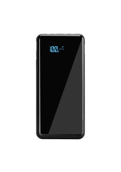 IP-G13K 10000MAH LCD Powerbank - Siyah