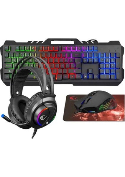 Fitment Gaming Set (Klavye+Mouse+Kulaklık+Mousepad)