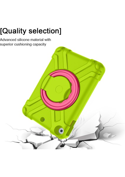 iPad 10.2 (2020) Için Tablet Kılıfı - Yeşil / Pembe (Yurt Dışından) modelleri