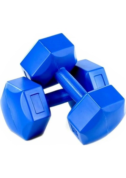4 kg Dambıl ve Sekizgen Lastik Seti Egzersiz Seti Antrenman Seti 4 kg 2 Adet 8 kg Dambıl Seti