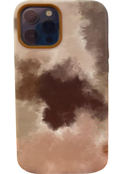 Apple iphone 13 Uyumlu Renkli Bulut Arka Koruma