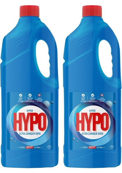 Hyper Hypo Çamaşır Suyu Okaliptus Ferahlığı 2 x 1,5 lt