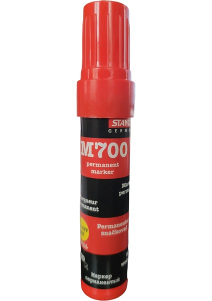Stanger M700 4-8mm Jumbo Boy Permanent Marker Koli Kalemi Kırmızı