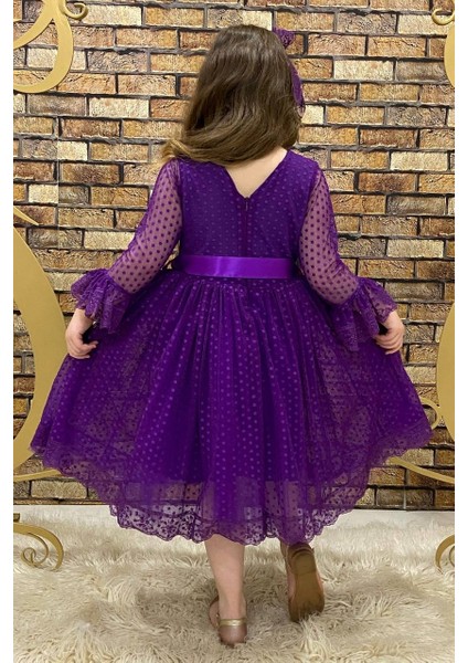 Mor Prenses Model Çocuk Abiye fiyatları