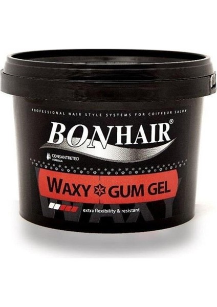 Saç Jolesi Wax Saç Şekillendiricii Waxy Gum 750 Ml Profesyonel Kuaför Salonları Için Üretilmiştir
