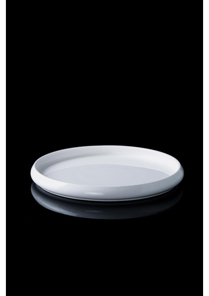 SCT-21-0221/24 Bianco Perla Porselen Yuvarlak Tabak - 23,5 cm