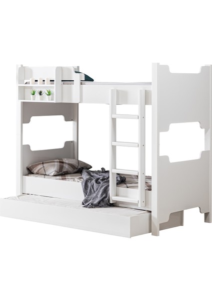 Mdf Profil Avrasya Ayrılabilir Beyaz Yavrulu Ranza modelleri