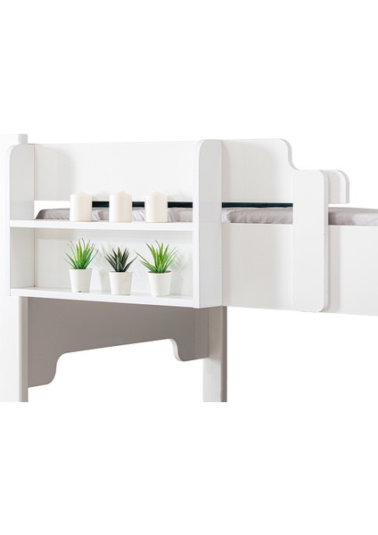 Mdf Profil Avrasya Ayrılabilir Beyaz Yavrulu Ranza fırsatları