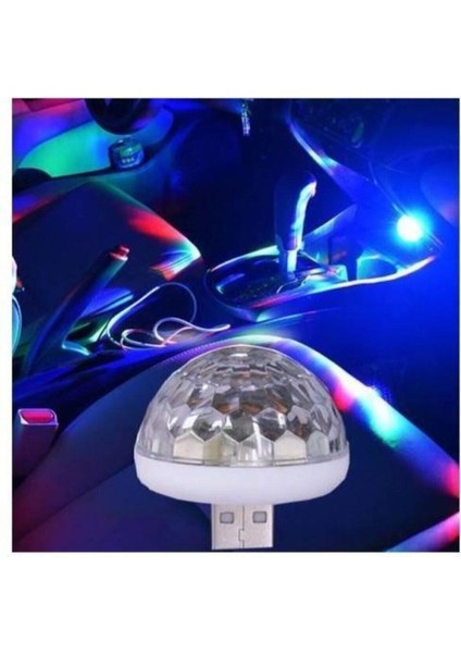 Araç Içi Sese Duyarlı Mini Disko Topu LED Usb'li -Telefon Uyumlu fiyatları