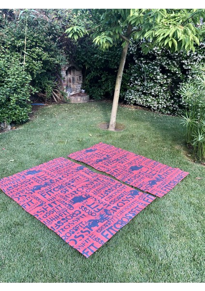 Mikrofiber Havlu / Plaj, Spor, Yoga ve Pilates, Crossfit Baskılı 100X150 cm