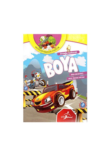 Örneğe Bakarak Boya Meyveler - Sebzeler - Taşıtlar
