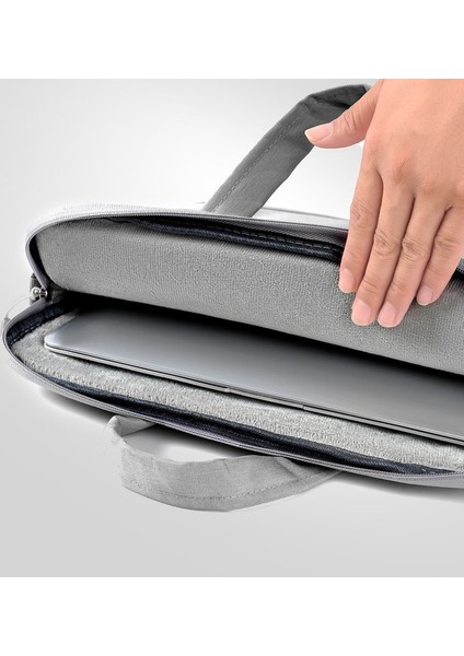 15.6 Inç Notebook El Çantası Gri