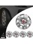 Fiat Doblo 14 Inç Uyumlu Jant Kapağı Amblemli Gri 4'lü Takım 103 3