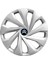 Citroen C3 14 Inç Uyumlu Jant Kapağı Amblemli Gri 4'lü Takım 129 1