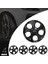 Nissan Sunny 13 Inç Jant Kapağı Amblemli Piano Black 4'lü Set 210 3