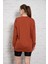 Unisex Uzun Kollu Iki Iplik Kiremit Oversize Sweatshirt IRF058 İRF058 1