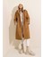 Taba Bel Büzgülü Trenchcoat 2