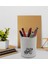 Gift Kişiye Özel Isimli Beyaz Defter Kalem ve Kalemlik Hediye Seti - Model 5 2