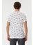 Baskılı % 100 Pamuk Bisiklet Yaka Slim Fit T Shirt Erkek T Shirt 222 Lcm 242047 1101 3