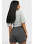 Mad Girls Antrasit Basic Şort MG1293 2