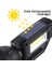 Solar Güneş Enerjili Taşınabilir Usb'li Şarjlı LED El Feneri Avcı Kamp Feneri Su Geçirmez 4 Mod Lu 2