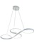 TT025-BY Yılan Modeli Mat Beyaz LED Avize 1
