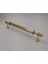 Mutfak Dolap Çekmece Kapak Mobilya Kulbu 160 mm Lüks Metal Kulp (Altın Renk) 4