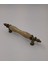 Mutfak Dolap Çekmece Kapak Mobilya Kulbu 128 mm Lüks Metal Kulp (Antik Renk) 4