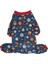 Sport Rompers Spor Kedi Köpek Penye Pijama Tulum 1