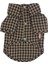 Brown Gingham Shirt Kahverengi Pötikare Gömlek Kedi Köpek Gömleği Kedi Köpek Kıyafeti 3