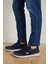 Unisex Ortopedik Konforlu Yürüyüş Spor Sneaker Ayakkabı Lacivert Buz 1