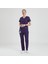 Likralı Dinamik Doktor, Hemşire Forması – Kadın, Mor 1