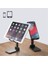 Buffer® Siyah Aynalı Cep Telefonu Sabitleyici Stand Katlanabilir Ayarlanabilir Telefon Standı 1