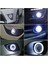 Mercekli Angel LED Halkalı Sis Far Gövde Su Geçirmez Angel Beyaz 89 mm 4