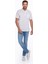 Beyaz Regular Fit %100 Pamuk Basic Polo Yaka Tişört 5
