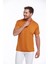 Erkek Turuncu Regular Fit Merserize %100 Pamuk Basic Polo Yaka Tişört 2