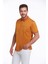 Erkek Turuncu Regular Fit Merserize %100 Pamuk Basic Polo Yaka Tişört 3