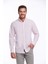 Erkek Pembe Comfort Fit %100 Pamuk Uzun Kollu Basic Gömlek 1
