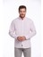 Erkek Pembe Comfort Fit %100 Pamuk Uzun Kollu Basic Gömlek 3