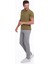 Erkek Yeşil Slim Fit Basic Bisiklet Yaka Triko Tişört 4