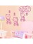 Pembe Hello Kitty Çocuk Odası Dekorasyonu Duvar Sticker 3