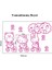 Pembe Hello Kitty Çocuk Odası Dekorasyonu Duvar Sticker 5