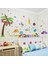 Sevimli Çift Hayvanlar Çocuk ve Bebek Odası Duvar Dekorasyonu Xl Pvc Duvar Sticker 3