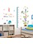 Çocuk ve Bebek Odası Duvar Dekoru Boy Ölçer Harfler Pvc Duvar Sticker 3
