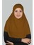İkili Set Pratik Eşarp Hazır Türban Ve Hijab Tesettür Bonesi (Xl) - Taba 3