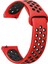 Huawei Watch Gt2 46MM Uyumlu Yumuşak Dokulu Nike Style Delikli Desenli Silikon Kordon Kayış 1